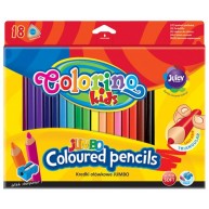 Colorino JUMBO háromszögű vastag 18 db-os színes ceruzakészlet   15554PTR