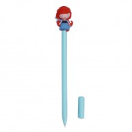 Zselés toll , kék, kislány figurával  5381-C