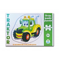Traktor óriás formapuzzle 12db-os