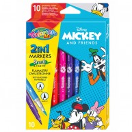 Colorino Disney Mickey 2in1 kétvégű filctoll készlet - 10 darabos