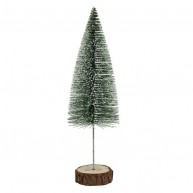 Havas - glitteres zöld fenyőfa - 30 cm