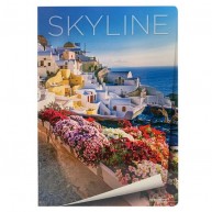 Blasetti Skyline vonalas füzet - 42 lapos A4 - Santorini