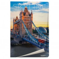 Blasetti Skyline vonalas füzet - 42 lapos A4 - London Bridge