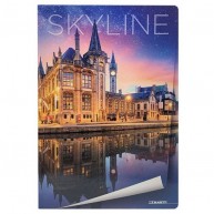 Blasetti Skyline vonalas füzet - 42 lapos A4 - Belgium Gent