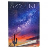 Blasetti Skyline vonalas füzet - 42 lapos A4 - tejútrendszer